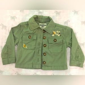 25 for 25$ 2T Olive green Button up Jacket